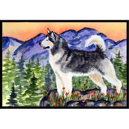 Carolines Treasures Alaskan Malamute Indoor Or Outdoor Doormat - 24 x 36 in. SS8157JMAT